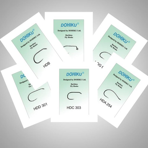 DOHIKU Dry Barbless Hooks - HDD 301