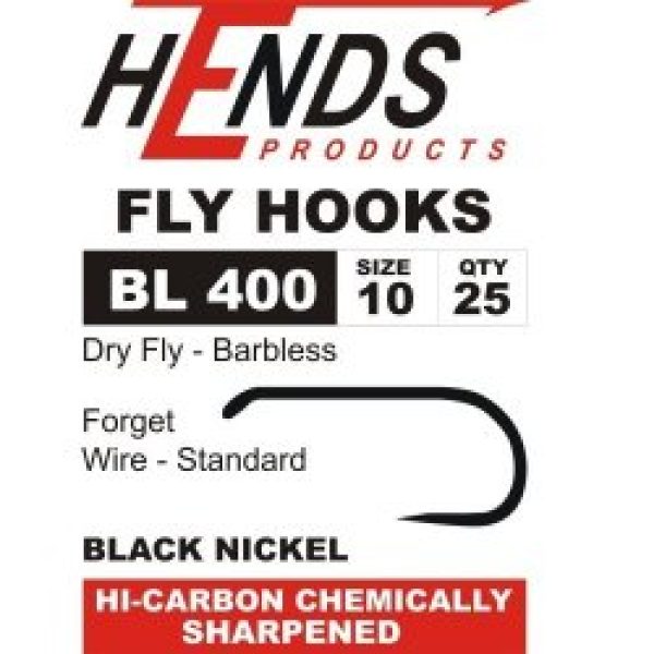 Hooks HENDS Dry Fly - Barbless