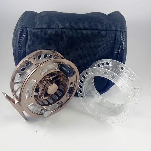 Cassette Fly Reels 5/6 & 7/8 models + Spare Spools and Zippered Case