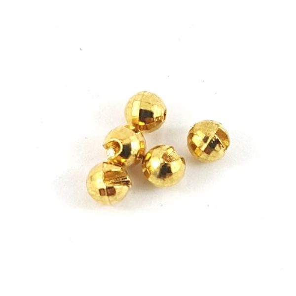 Beads - Slotted Multi Facet 2.5mm