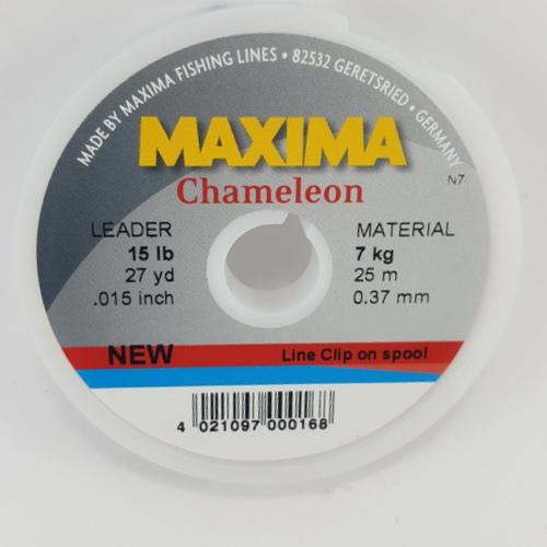 Maxima Fishing Line Leader Wheel Chameleon 