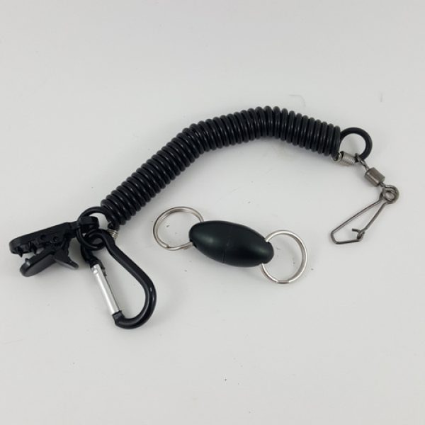 Quick Release Magnet Clip & Curly Cord