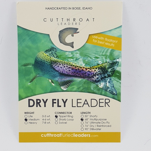 Cutthroat - DRY - Braided Tapered Leader - USA - FlyFinz