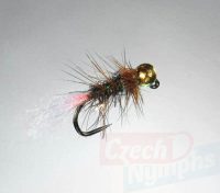 BH Tanned Pink Tail Goldhead Jig