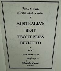 Australia's Best Trout Flies  - Slip Case Set - 1997 & 2020 Editions -  Crosse , Sloane ,Keam - Image 5