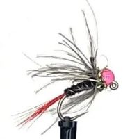 Tungsten Pink Head Red Tail Jig Nymph