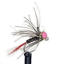 Tungsten Pink Head Red Tail Jig Nymph