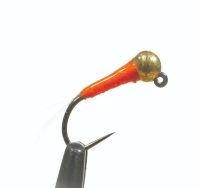 Tungsten Gold Head Orange Perdigon