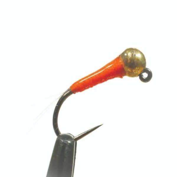 Tungsten Gold Head Orange Perdigon