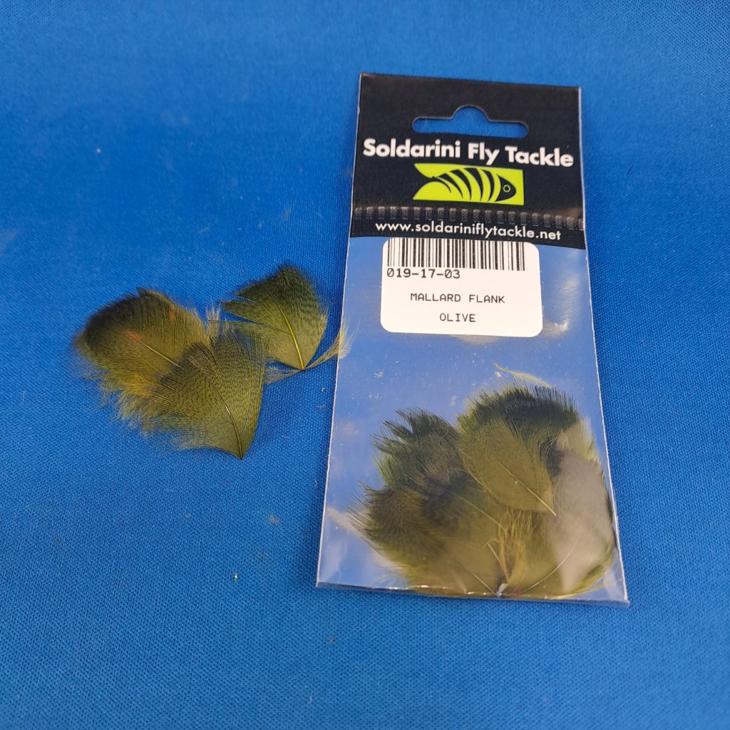 Solderini  Select  - Mallard Drake Feathers - Dark Olive