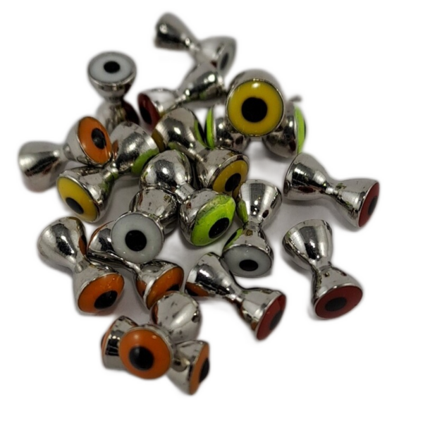 Dumb Bell Nickel Eyes - 5 Colours / Black Pupil