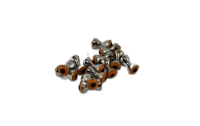 Dumb Bell Nickel Eyes  -  5 Colours / Black Pupil - Image 2