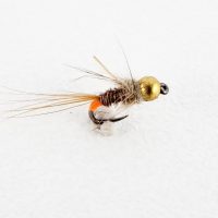 Gold Head Pheasant Tail Orange Tail Micro Nymph