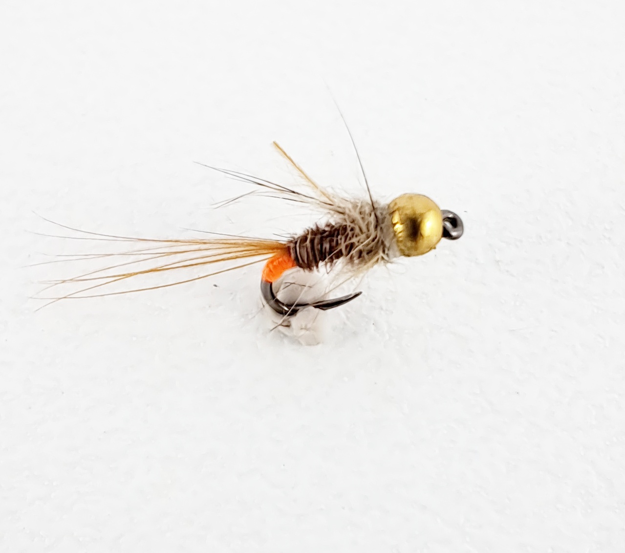 Gold Head Pheasant Tail Orange Tail Micro Nymph