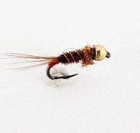Gold Head Pheasant Tail Copper Collar  Nymph